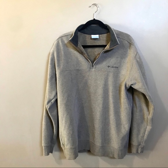 Tan Columbia 1/4 zip Great Hart Mountain - Picture 1 of 6